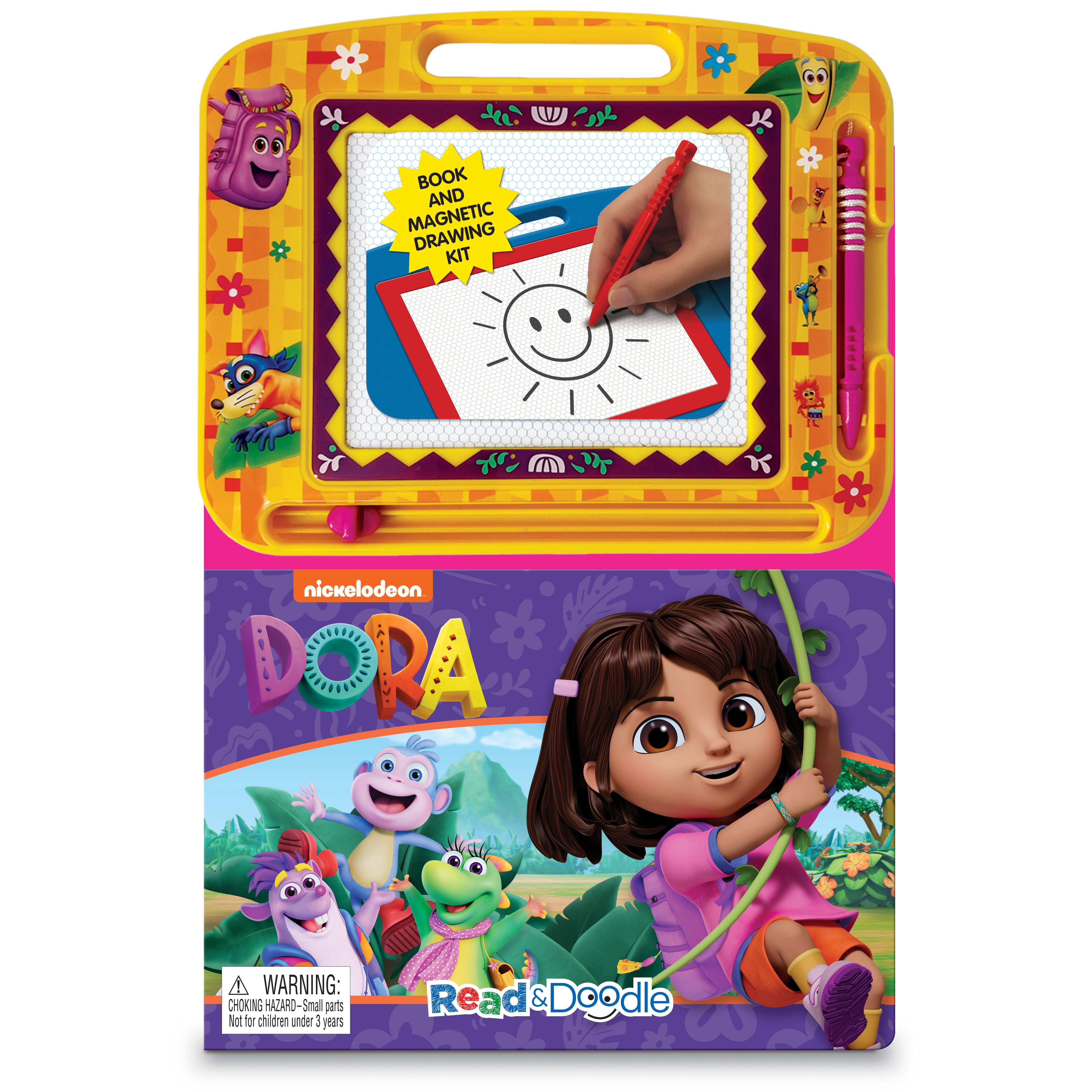Nick Dora Read and Doodle, Learning Drawing Activity book – Phidal
