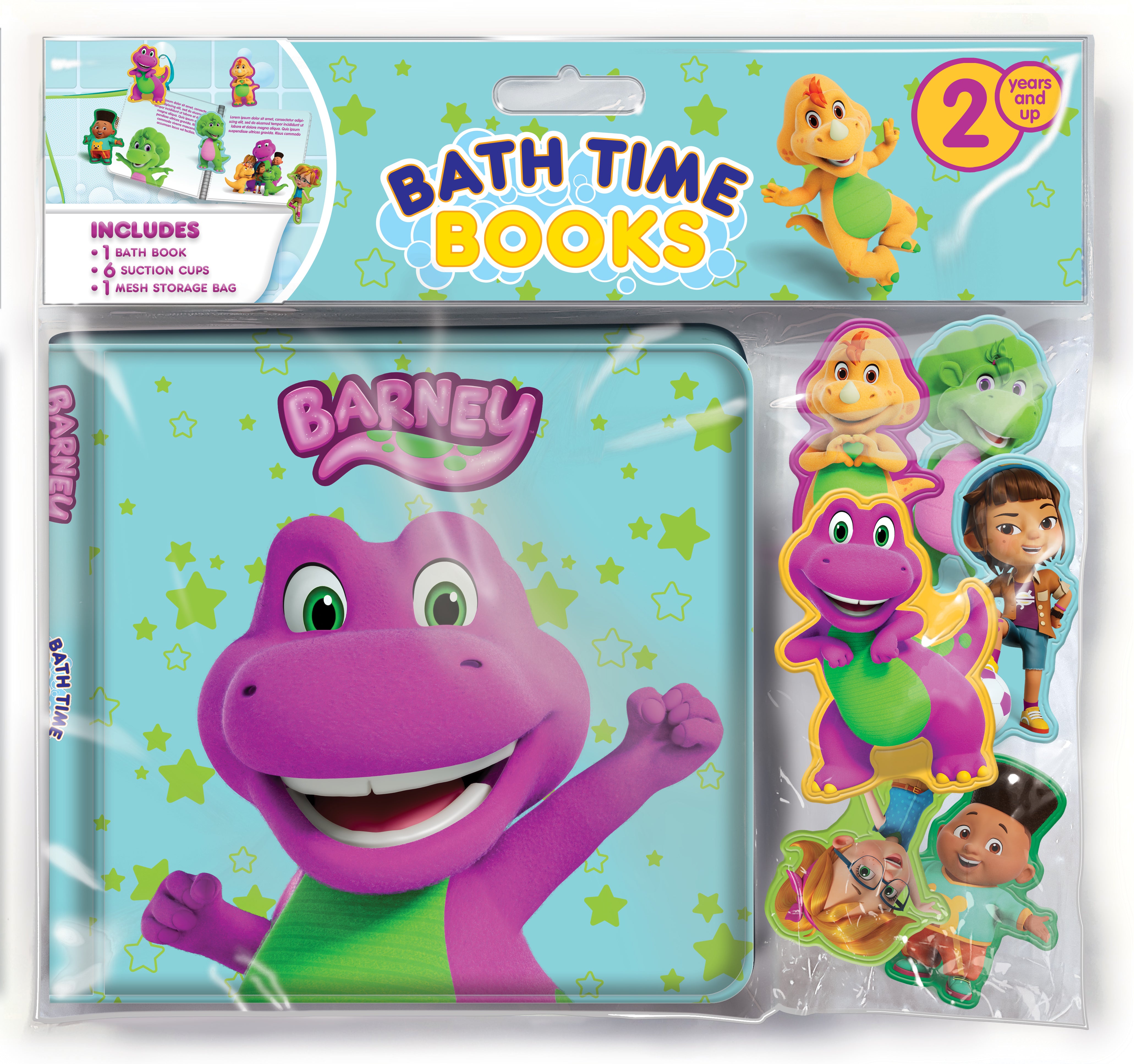 Barney Bath Books, Barney Bath Time Books, – Phidal