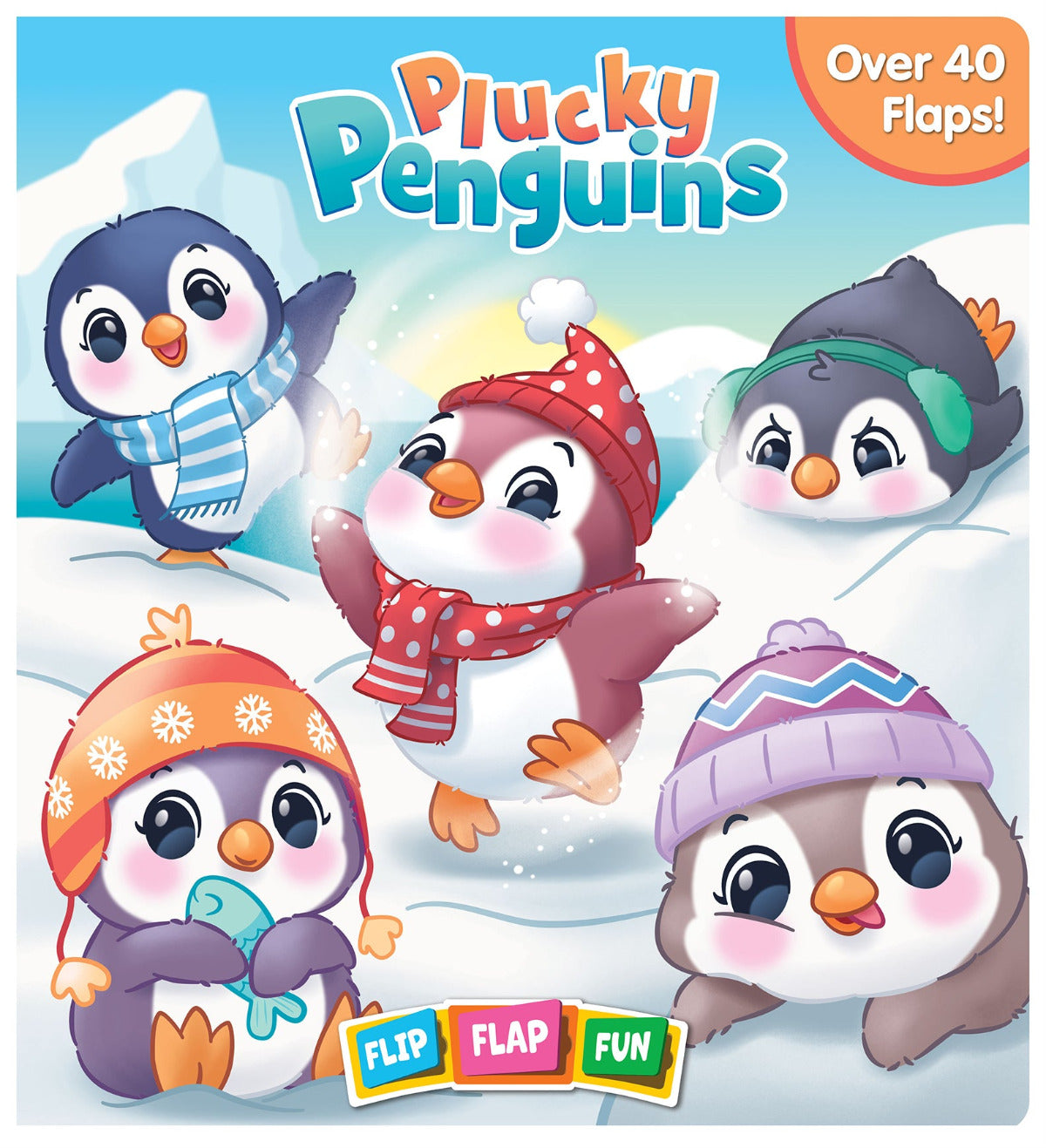 Lift the Flap Book, Flip Flap Penguins Book, Flip Flap Fun Book Penguins Phidal