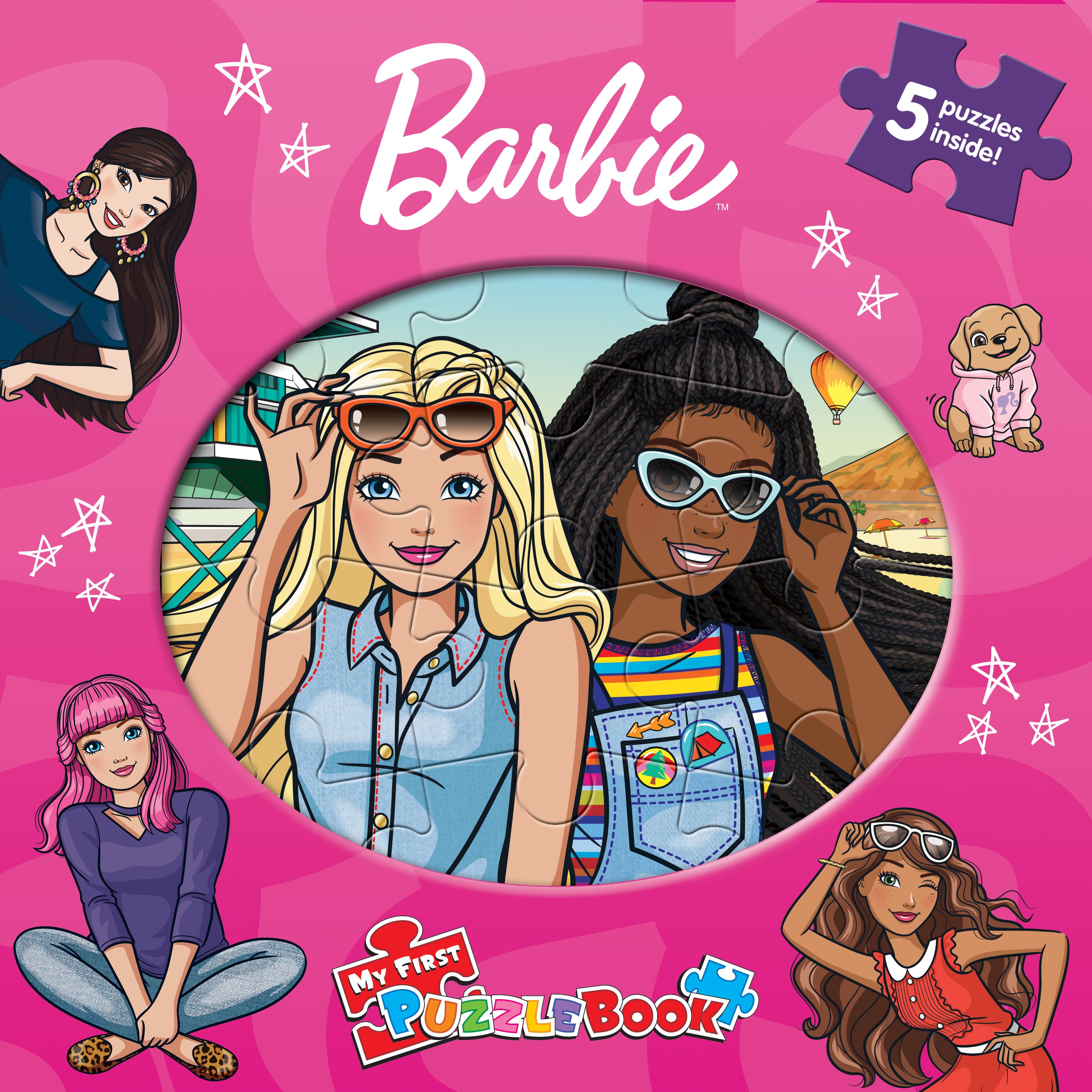 Barbie puzzle book, Barbie jigsaws, Barbie Malibu puzzle book – Phidal
