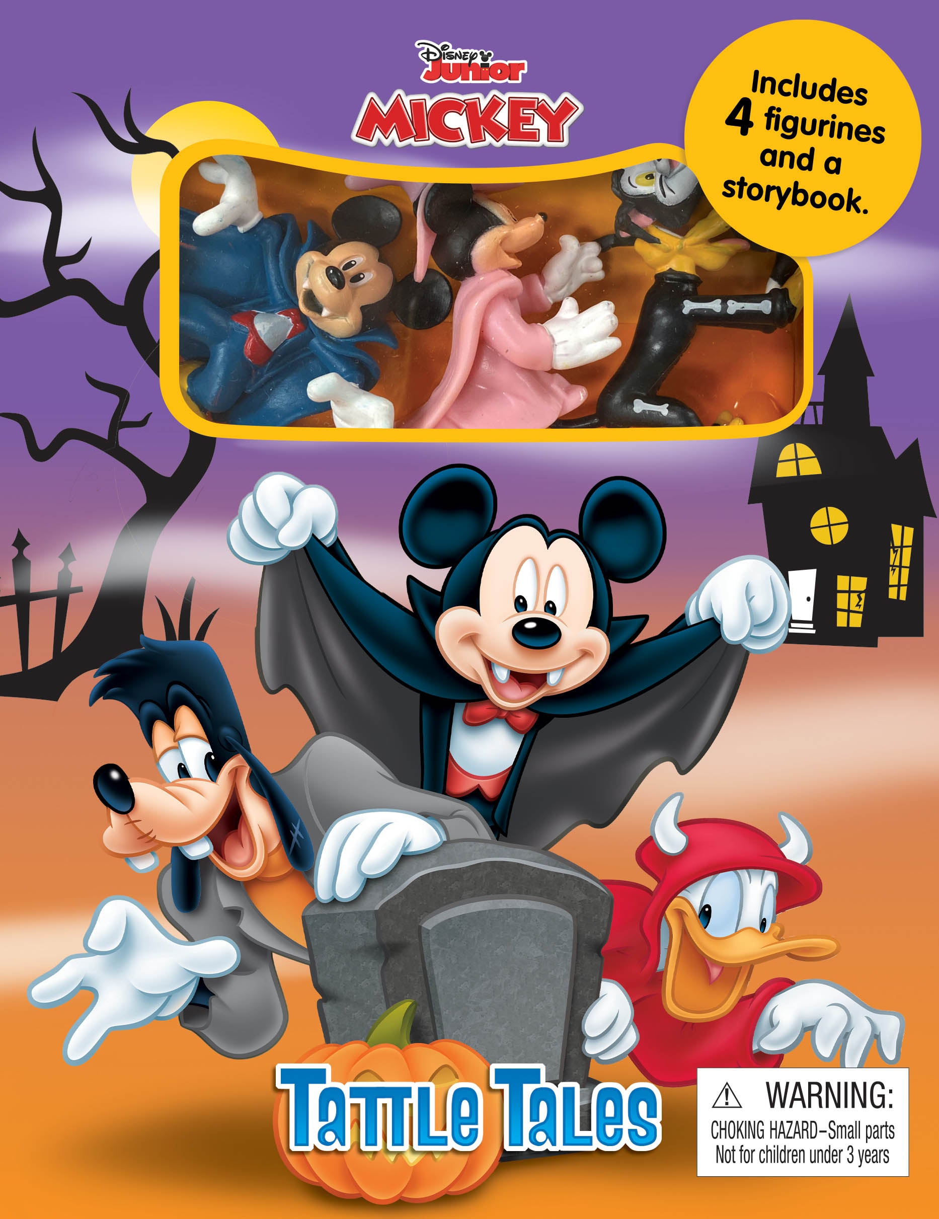 Mickey Halloween, Book With Figurines – Phidal