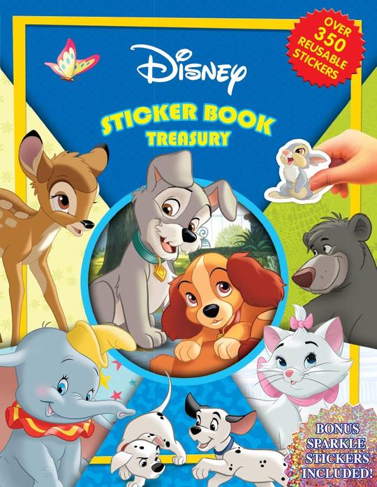 Disney Sticker Books, Sticker Book Treasury, Disney Animal Book – Phidal