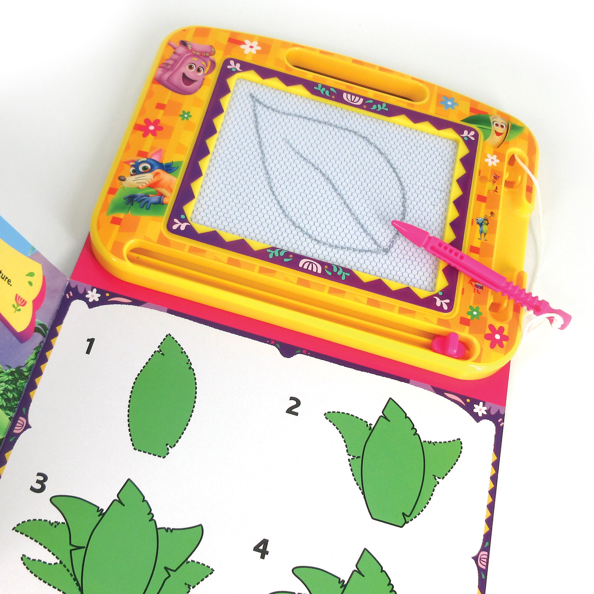 Nick Dora Read and Doodle, Learning Drawing Activity book – Phidal