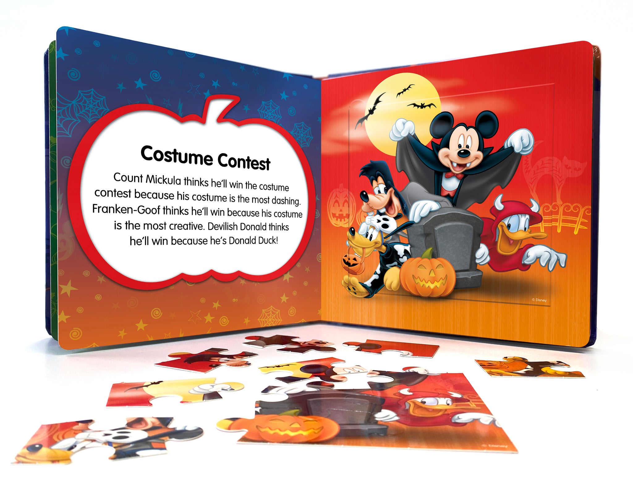 ミッキー　1 Disney Mickey Halloween My First Puzzle Book – Phidal