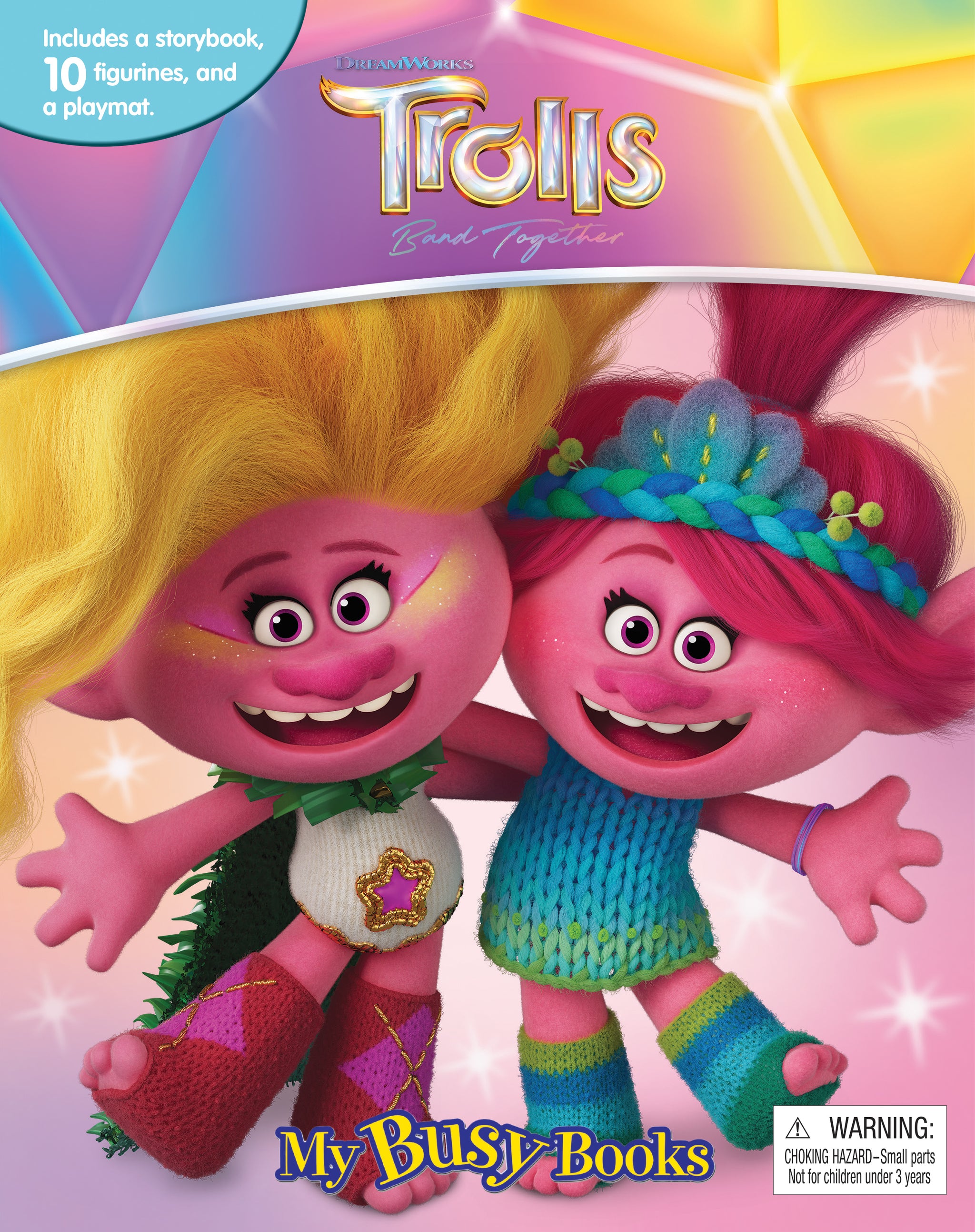 Trolls Busy Book, Trolls Activity Book, Trolls Book with Figurines