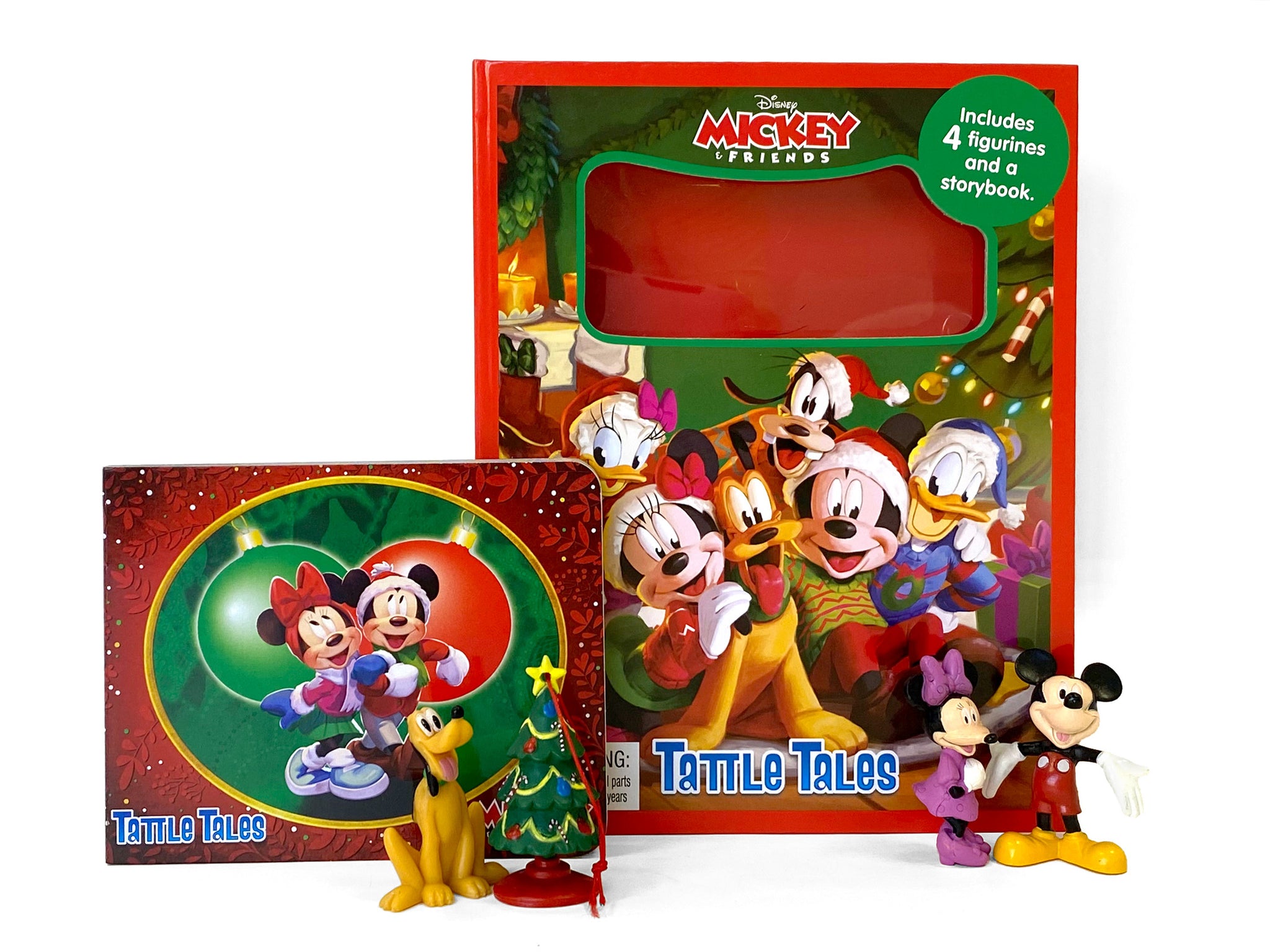Mickey Christmas, Book With Figurines – Phidal