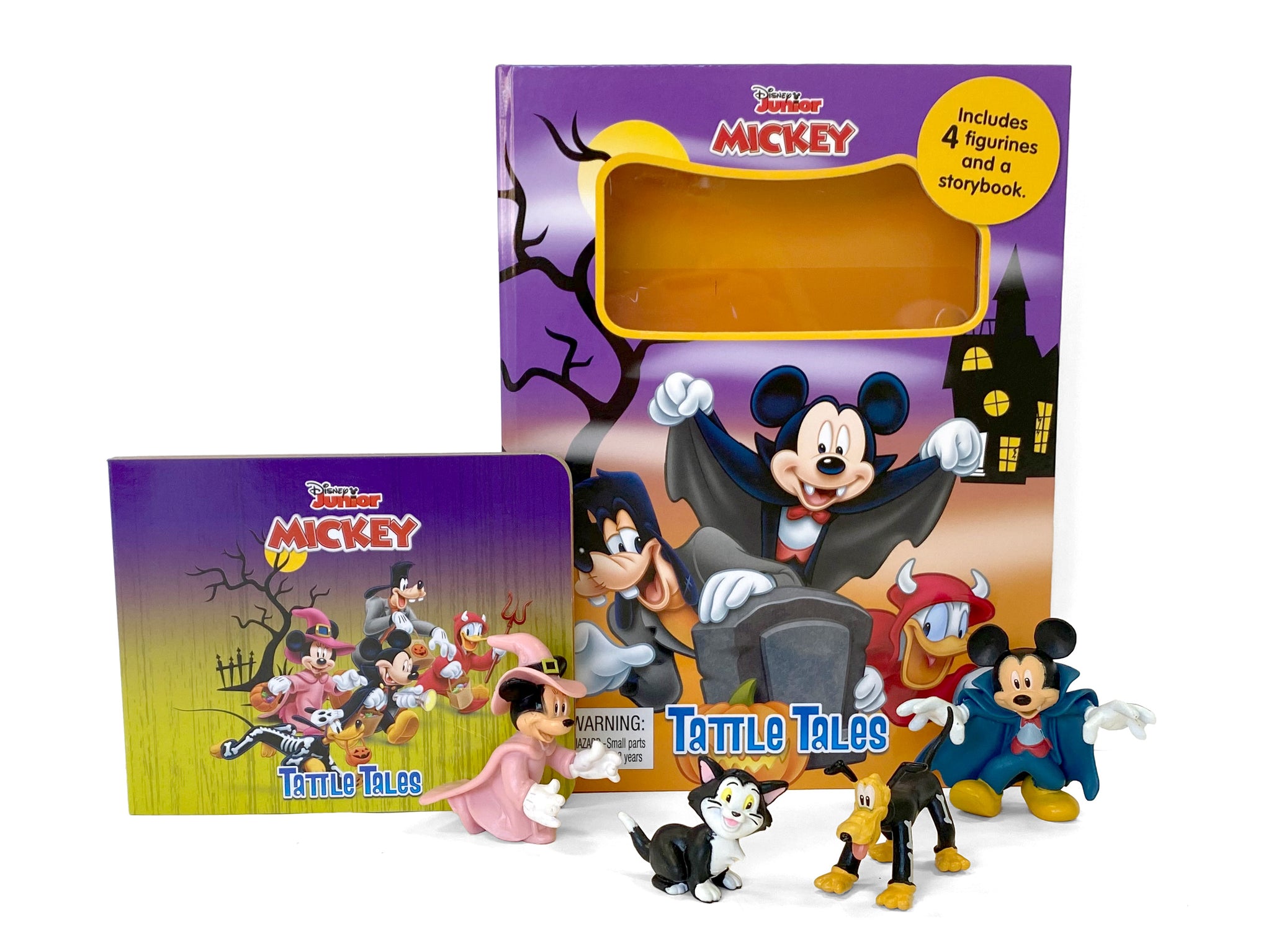 Mickey Halloween, Book With Figurines – Phidal