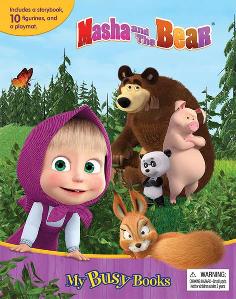 Masha And The Bear My Busy Book Masha And The Bear Figurines Phidal