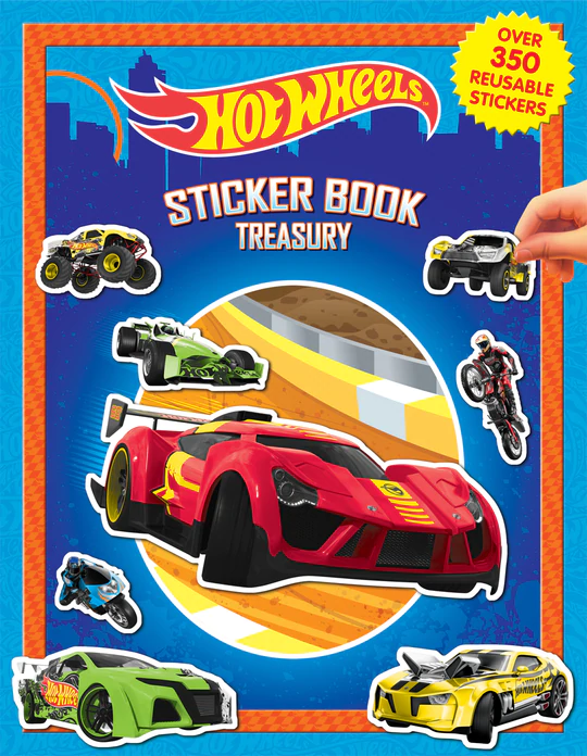 Hot Wheels Sticker Book