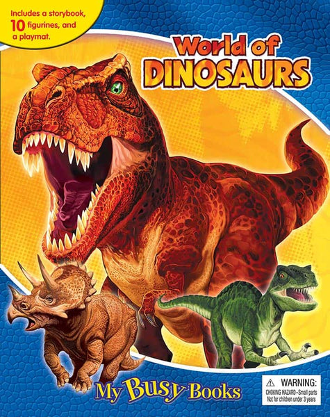 World Of Dinosaurs Book, Dinosaur Figurines, Dinosaur Playmat – Phidal