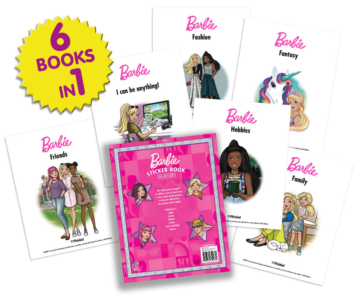 Barbie sticker activity book sale