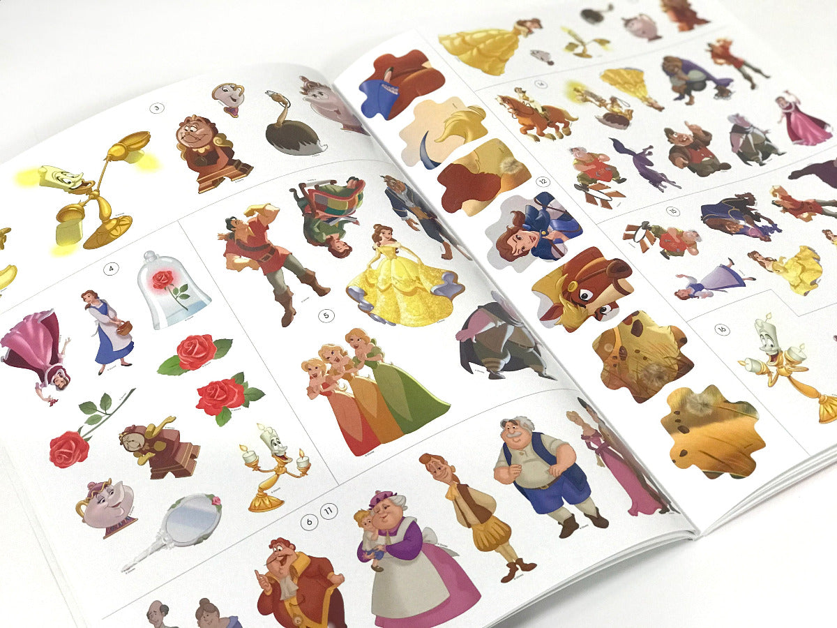 Disney Princess Sticker Book, Princess Sticker Activity Book – Phidal