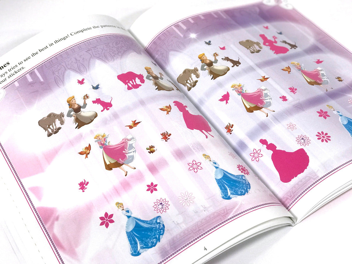 Disney Princess Sticker Book, Princess Sticker Activity Book – Phidal